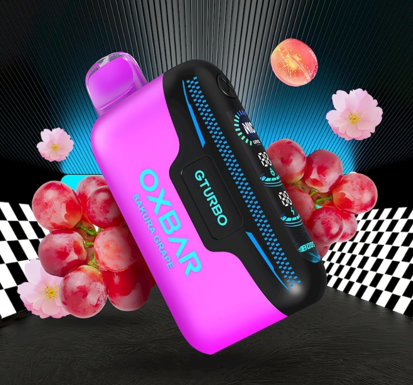 OXBAR GTURBO 36000 Puffs Vape - Sakura Üzüm ile Buharda Yeni Bir Çağ