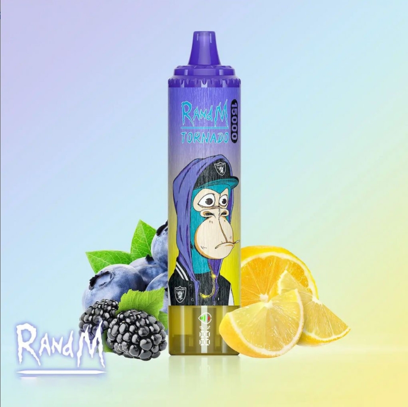 RandM Tornado 15000 Püf Tek Kullanımlık Vapes – Berry Limonata ile Ferahlatıcı Bir Deneyim