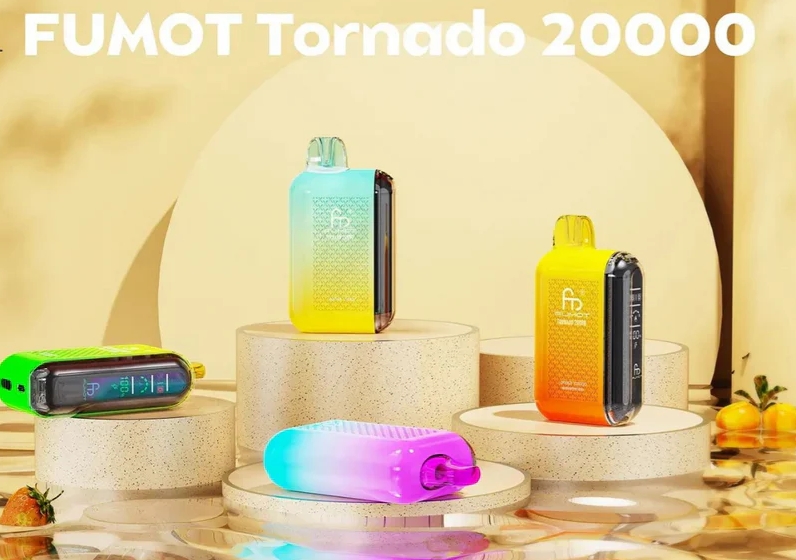RandM Fumot Tornado 20000 Püf - Muz Pastası | Tek Kullanımlık Vapes: Tropikal Bir Buhar Yolculuğu