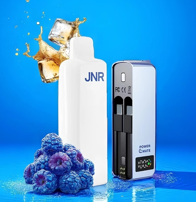 JNR PowerMate 30000 Puffs Vape - Mavi Razz Buz: Üst Düzey Bir Buhar Deneyimi