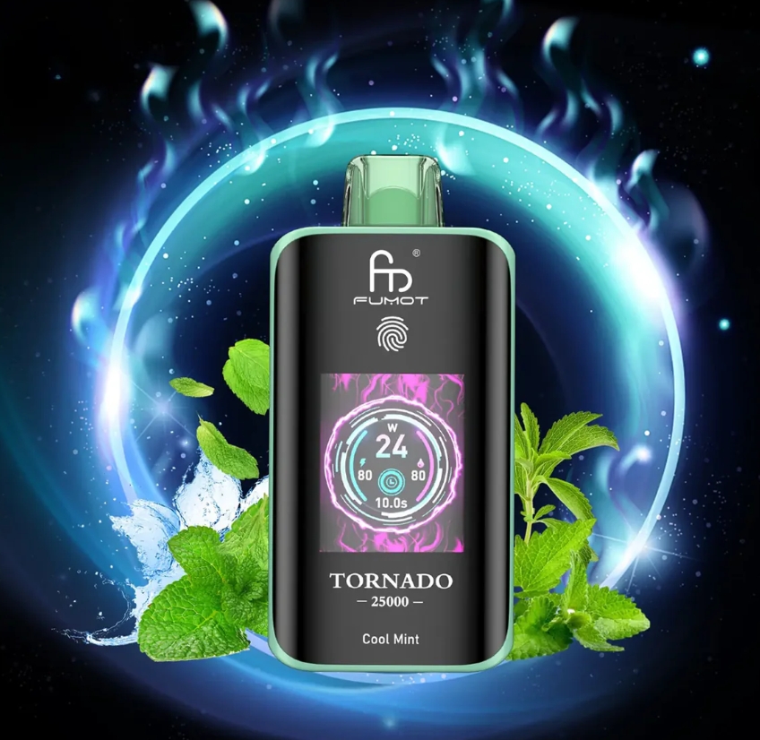 RandM Fumot Tornado 25000 Püf Vape – Havalı Nane ile Ferahlığın Zirvesi
