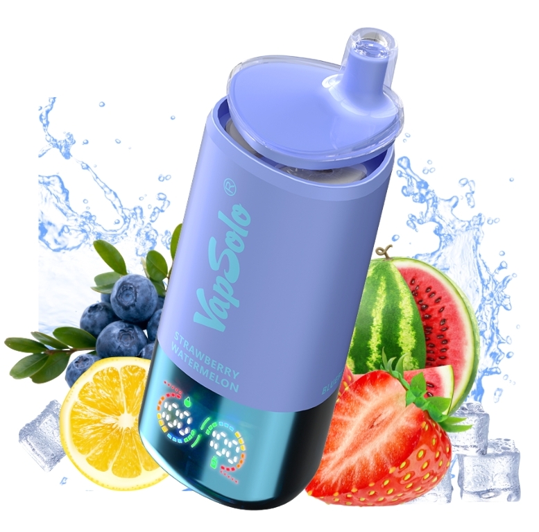 VapSolo TRIPLE 30000 Puffs Vape - limon kireç/çilek karpuz/yaban mersini buz: Lezzet Şöleniyle Tanışın!