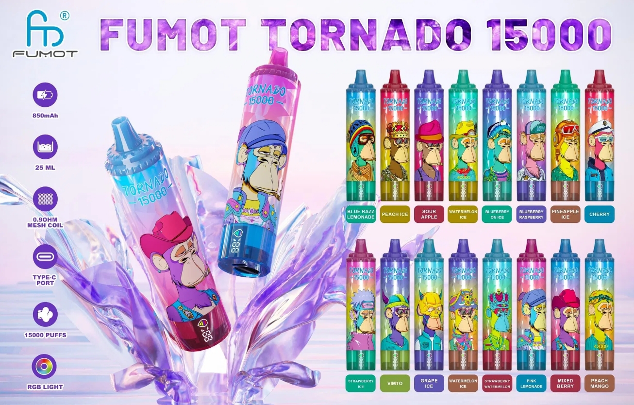 RandM Tornado 15000 Püf Vape - buz çayı şeftali: Türkiye Vaping Sahnesinde Bir Devrim