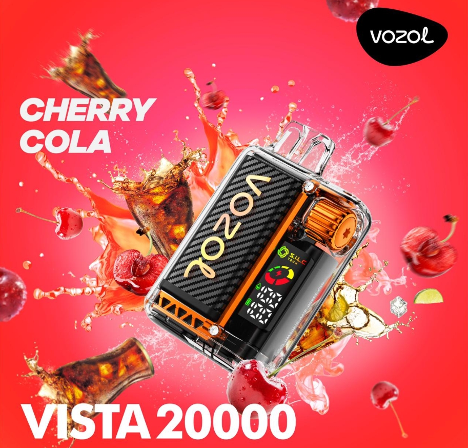 VOZOL VISTA 16000/20000 Puffs Vape - Kiraz Kola: Türkiye’de Vaping Deneyiminde Yeni Bir Soluk