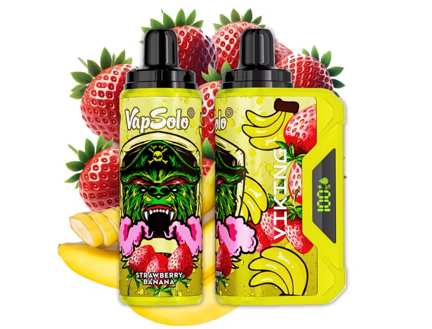 VapSolo VIKING 12000 Puffs Vape - çilek muz: Türkiye’nin Yeni Vape Tutkusu