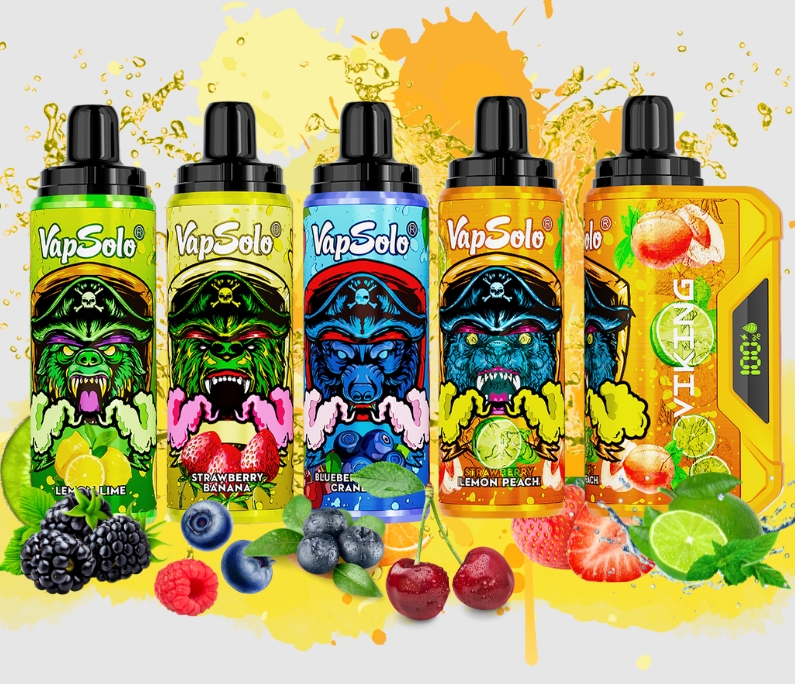 VapSolo VIKING 12000 Puffs Vape - çilek muz: Türkiye’nin Yeni Vape Tutkusu